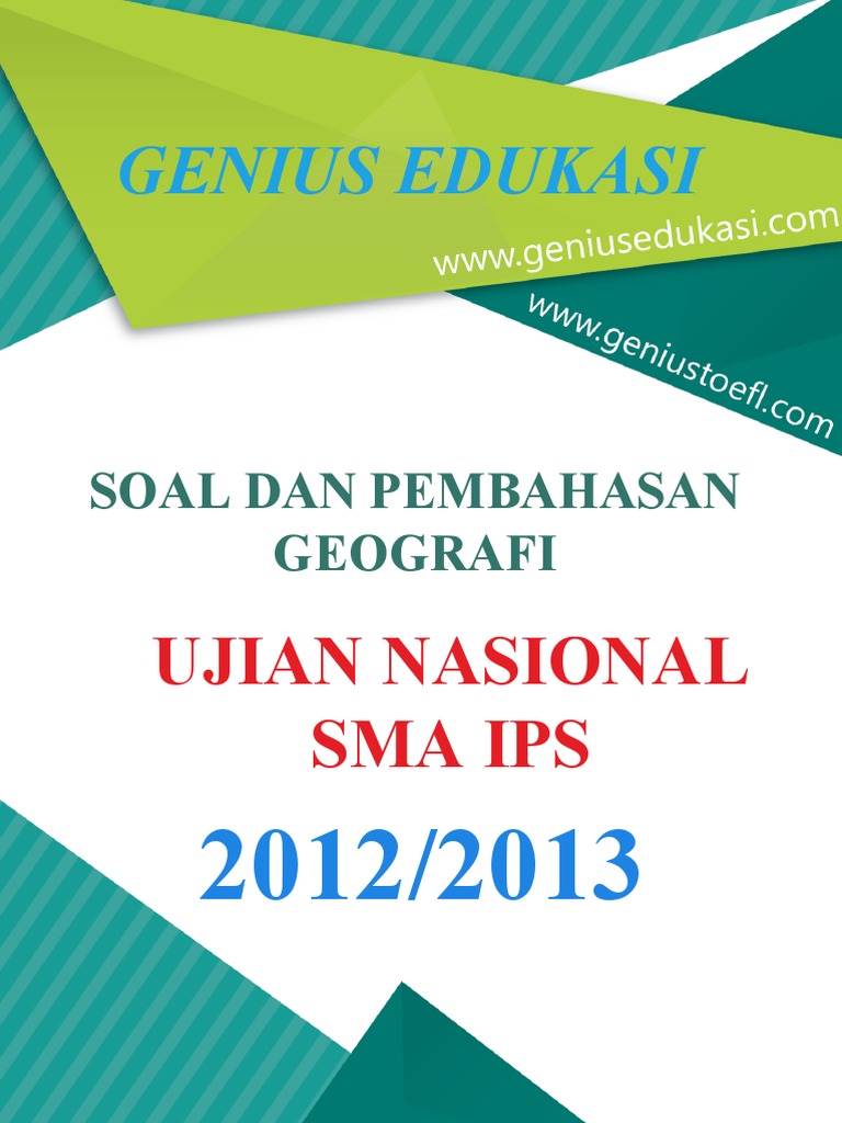 Soal Dan Pembahasan Un Geografi Sma Ips 2012 2013