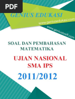 Soal Dan Pembahasan UN Matematika SMA IPS 2011-2012