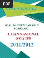 Download Soal Dan Pembahasan UN Sosiologi SMA IPS 2011-2012 by Genius Edukasi SN314961325 doc pdf