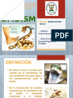 Ofidismo: Mordedura de serpiente