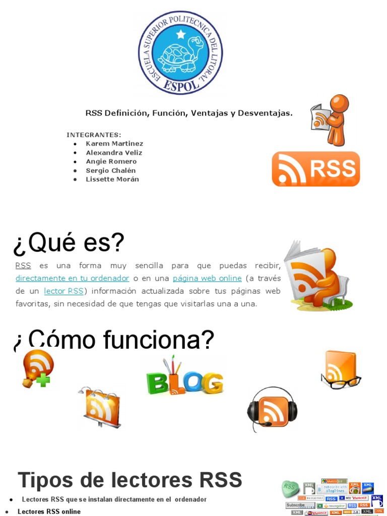 Ventajas Y Desventajas Del RSS PDF Google Chrome Desarrollo Web