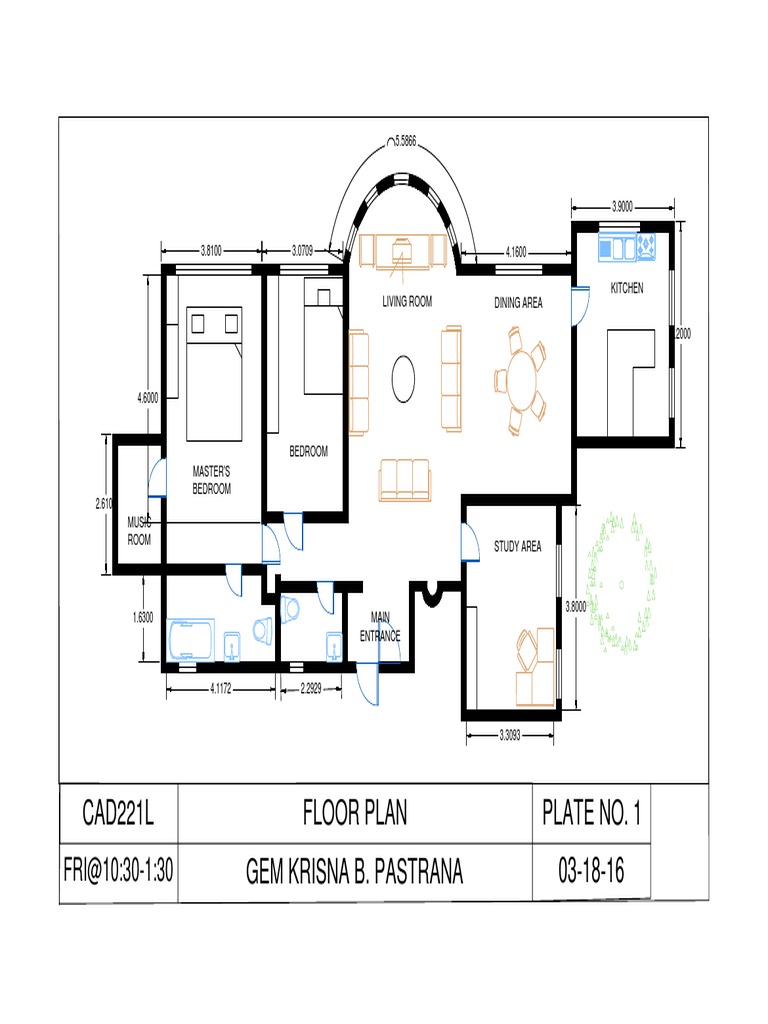 Floor Plan with Room Dimensions | PDF