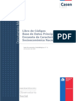 Libro de Codigos Casen 2013 Base Principal Metodologia Nueva