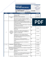 Check List Motor Elect Rico Gene Rad Ores