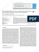 High-Throughput Fabrication Process For Highly Ordered Through-Hole