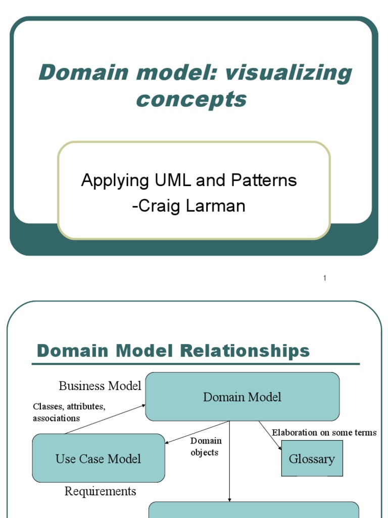 OOSE - Week 05 - Domain Model | PDF