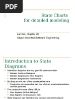 State Charts For Detailed Modeling: Larman, Chapter 29 Object-Oriented Software Engineering