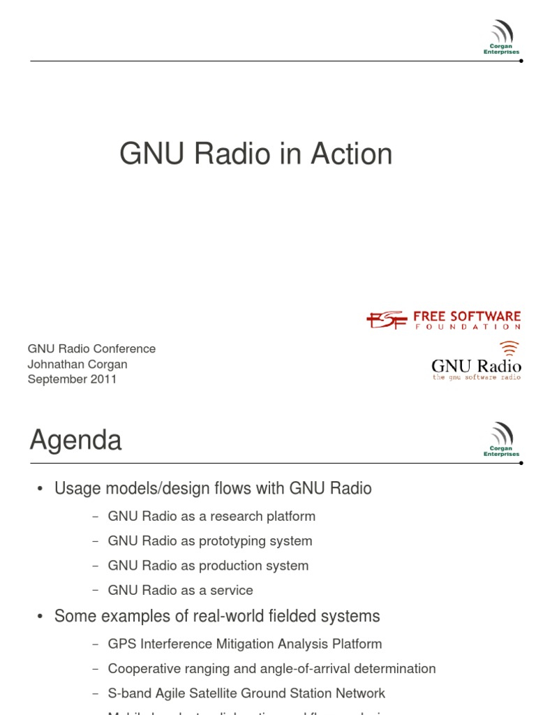 GPS Applications at GNU Radio Conference | PDF | Software Defined Radio ...