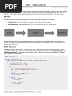 Java Files Io