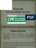 Tarifa HM