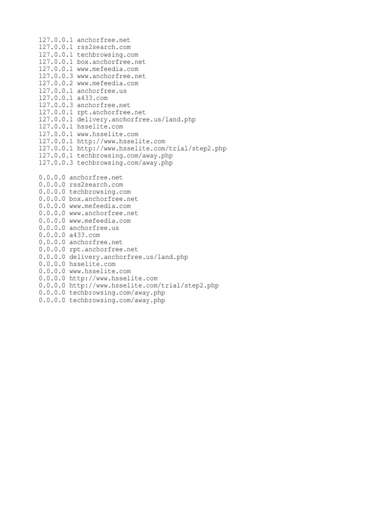 Host File | PDF