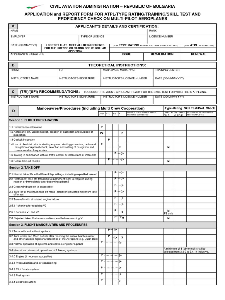 Lst Lpc a Form 003 Issue 3 | Aviation | Aircraft