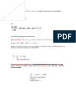 Para Transformar Una Fracción A Número Decimal Basta