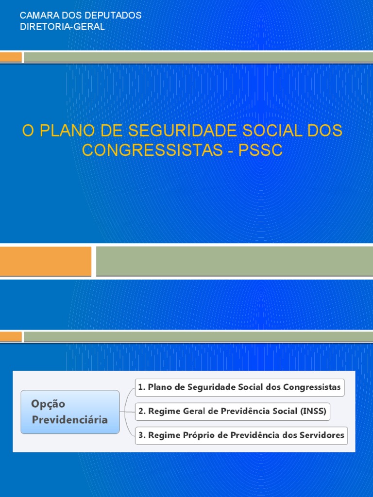 Resultado de imagem para Plano de Seguridade Social dos Congressistas