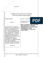 First Amended Complaint Against StockTips, TGRO, COLV, Harold Gewerter, Adrian Thomas, Robert Bandfield, Empire Stock Transfer, Quicksilver Stock Transfer and AWeber