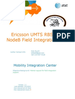 Ericsson UMTS RBS6000 NodeB Integration