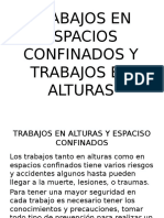 Trabajos en Espacios Confinados y Trabajos en Alturas