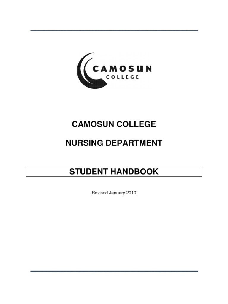 Nursing student handbook nursing learning