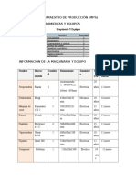 Plan Maestro de Producción