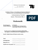 FP WS 08-09 Mathematik Fachhochschulzweig Wirtschaft