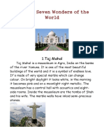 The New Seven Wonders of The World: 1.taj Mahal