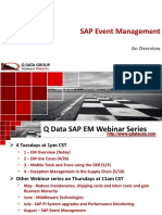 SAP Event Management Overview