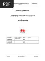 Analysis Report On Low Paging Success Rate Due To CN Configuration