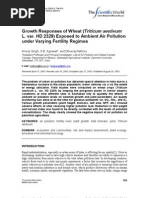 Download Growth Responses of Wheat Triticum aestivum L var HD 2329 Exposed to Ambient Air Pollution under Varying Fertility Regimes  by apsinghenv SN3150211 doc pdf
