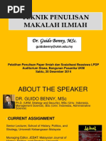 Download Teknik Penulisan Makalah Ilmiah by Nasru Hayati SN315021444 doc pdf