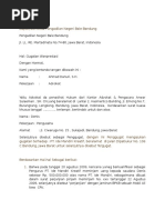 Surat Gugatan Wanprestasidocx