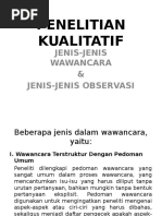 Download Penelitian Kualitatif Jenis Wawancara Observasi 2 by Putra Entrieza Reeno SN315026134 doc pdf