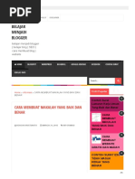 Download Cara Membuat Makalah Yang Baik Dan Benar by Muhammad Rahmandani SN315026787 doc pdf