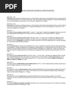 Itemwise Detailed Technical Specification