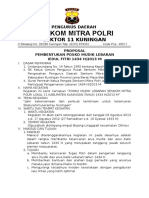 Proposal Posko Mudik 2013 Kab Kuningan