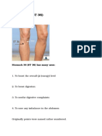 Stomach 36 (ST 36) Has Many Uses