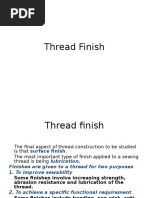 Thread Finish