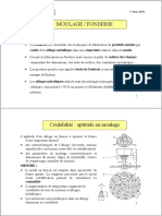 1- Mise en Forme Par Fusion - Moulage