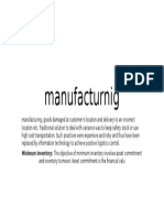 Manufacturnig: Minimum Inventory: The Objective of Minimum Inventory Involves Asset Commitment