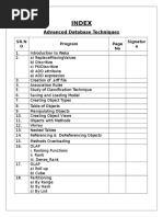 Full MCA SEM 4 Practicals Idol Index Shree Ram College - Mumbai University