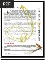 Download Google syntax by vismaker SN3150524 doc pdf