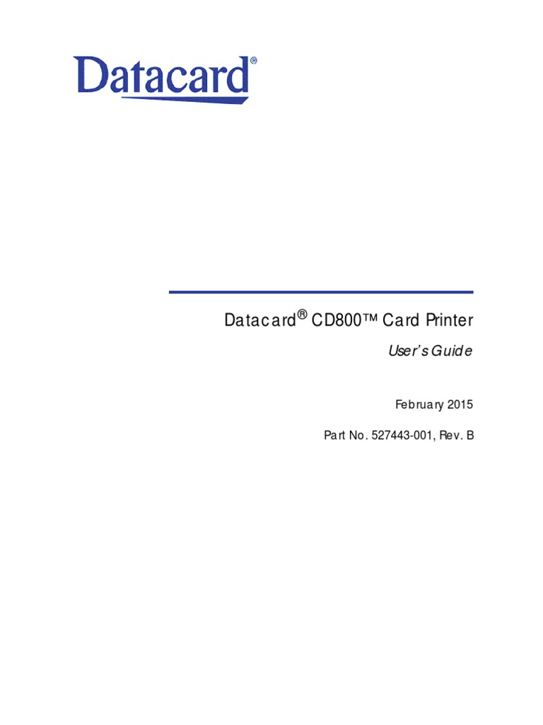 datacard cd800 troubleshooting