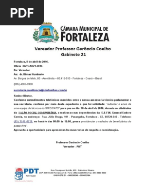 Ofício  302.GAB21-2016