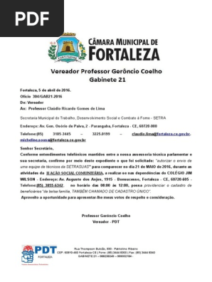 Ofício  304.GAB21-2016