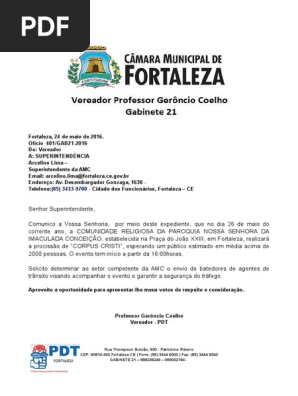 Ofício  401.GAB21-2016