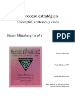 130905076 El Proceso Estrategico Henry Mintzberg y Brian Quinn