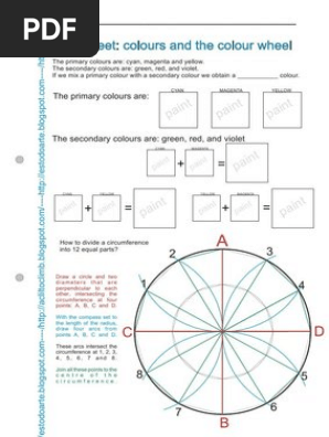 Colour Wheel: Mixing Colours