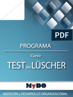 Programa Curso Luscher Mayo