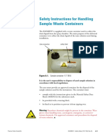 1181150 ELEMENT Safety Instructions Sample Waste Container Net