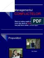 Managementul Conflictelor