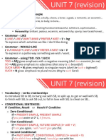 4 ESO: Unit 7 Revision